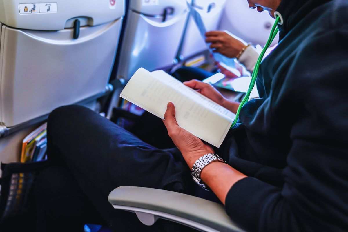 libri in aereo si può?