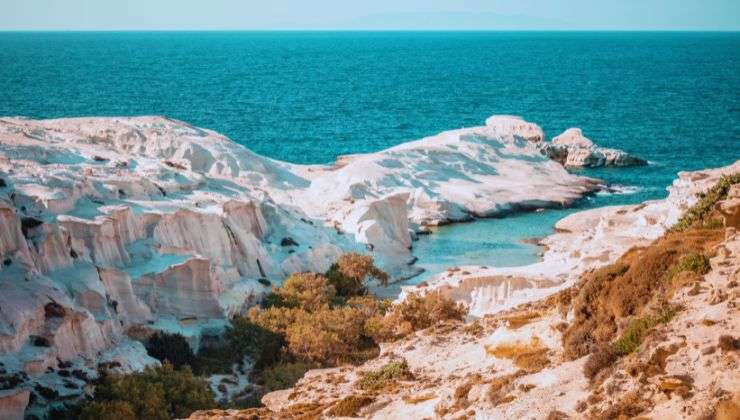 Spiaggia isolata in italia